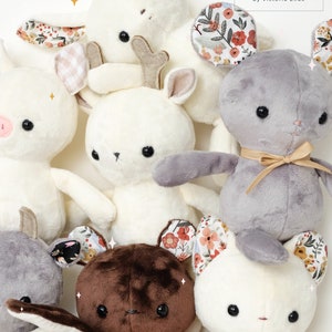 8 Plushies Sewing Pattern with Instructions image 4