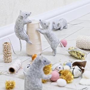 Felt mice - Patterns and instructions