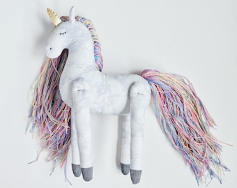 Unicorn pattern and detailed instructions.