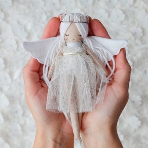 Fairy sewing pattern. Height 6.5 16cm image 1