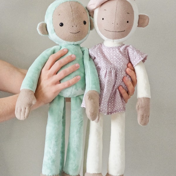 Monkey Sewing Pattern with Photo Instructions