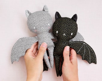 Bat sewing pattern 8" tall (20cm)