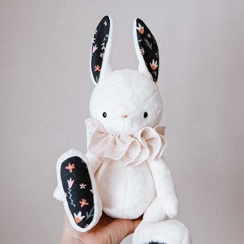 Plush Bunny Sewing Pattern PDF, Stuffed Rabbit Toy Pattern