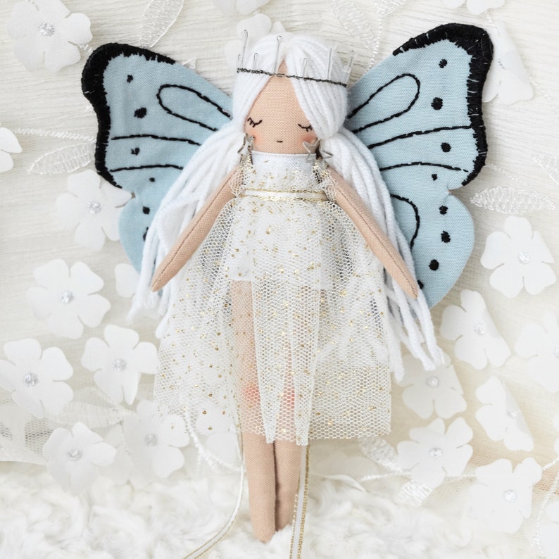 Fairy sewing pattern. Height 6.5 16cm image 5