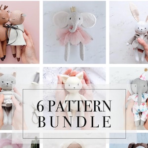 6 Pattern Bundle. 7” (18 cm)