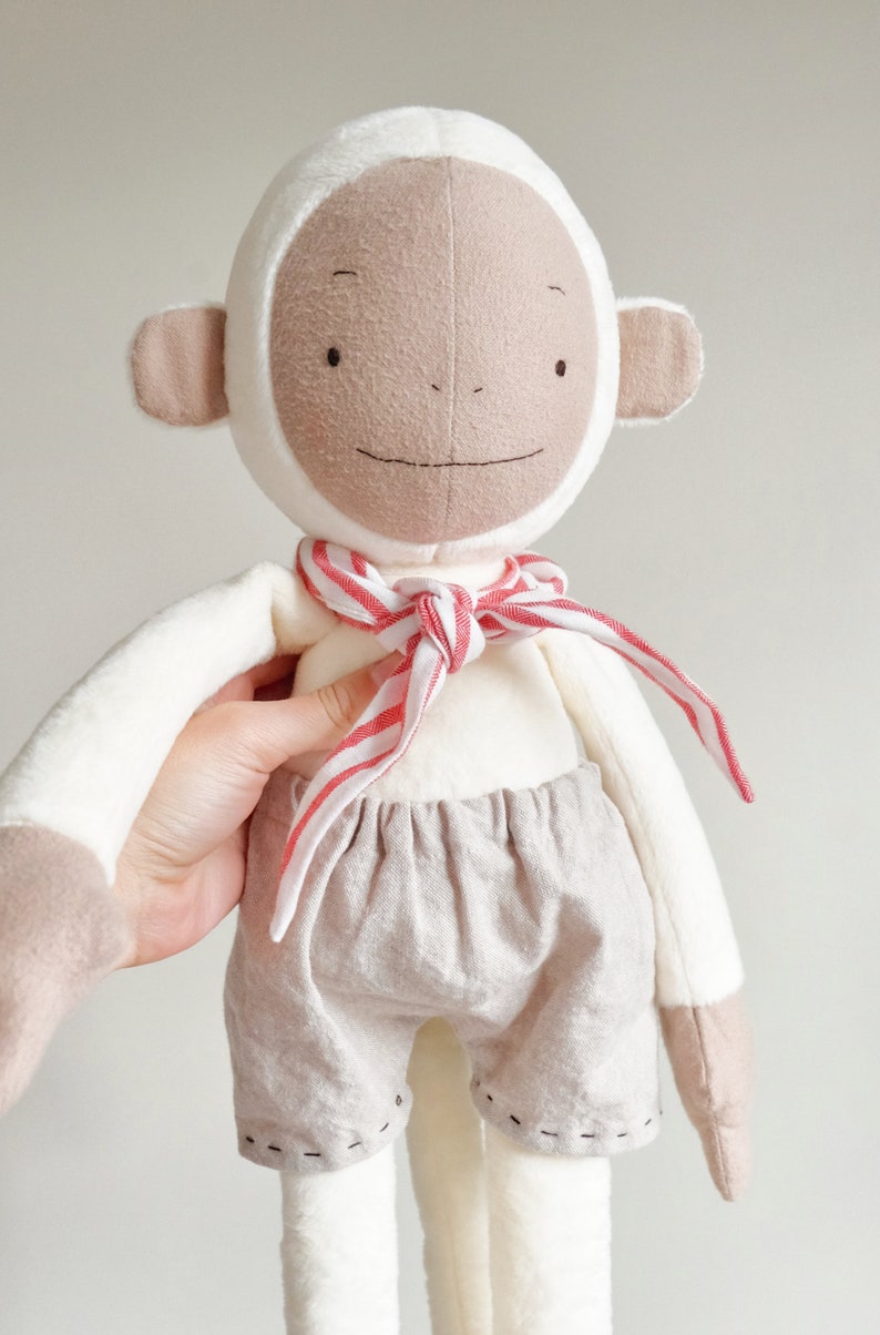 Monkey Sewing Pattern With Photo Instructions Etsy