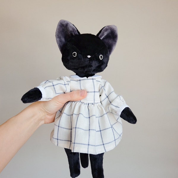 Cat sewing pattern with instructions. Height - 13" (33cm)
