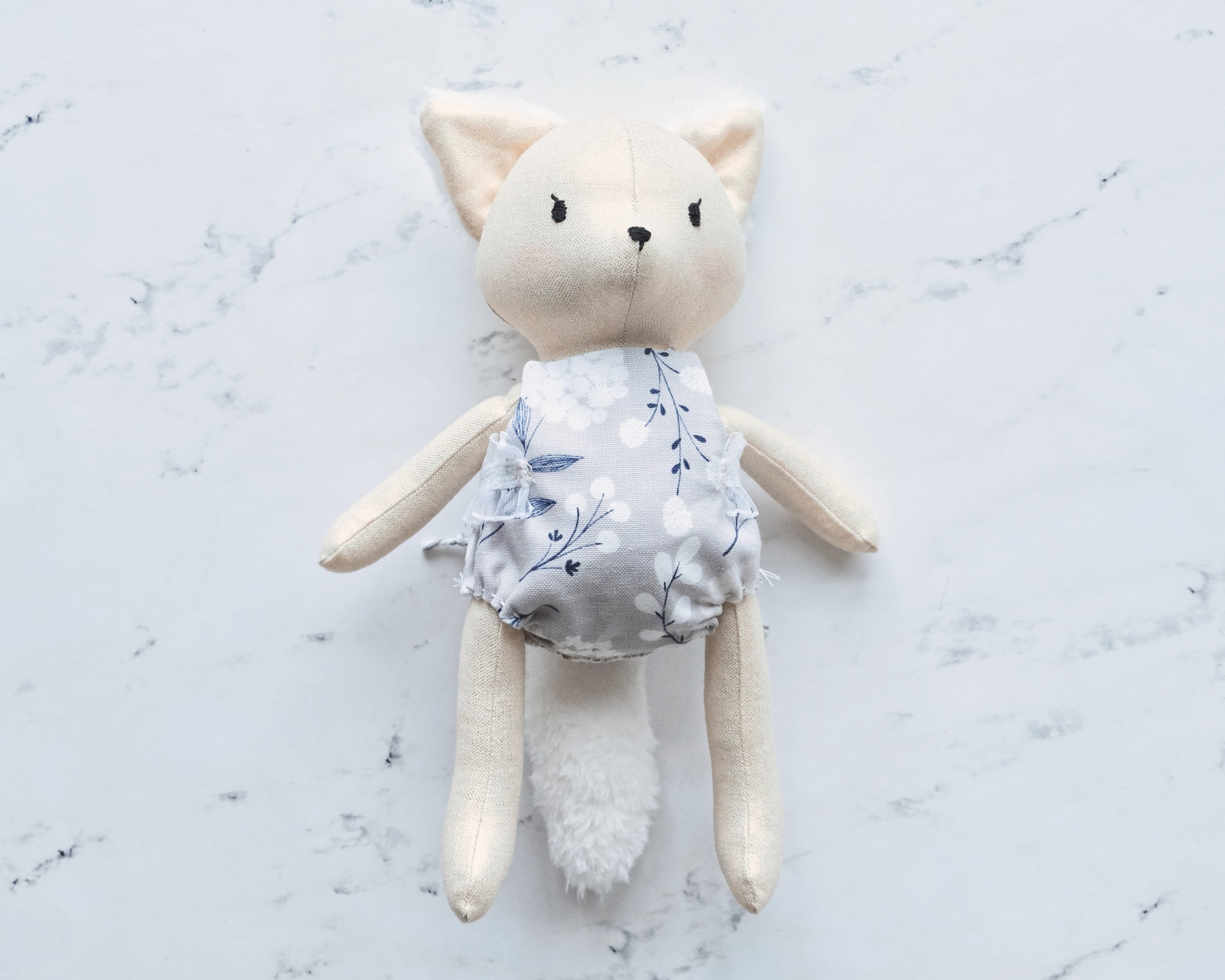 Fox & Finch Handmade Muslin Romper - Golden (Size 3M-12M) main image 1