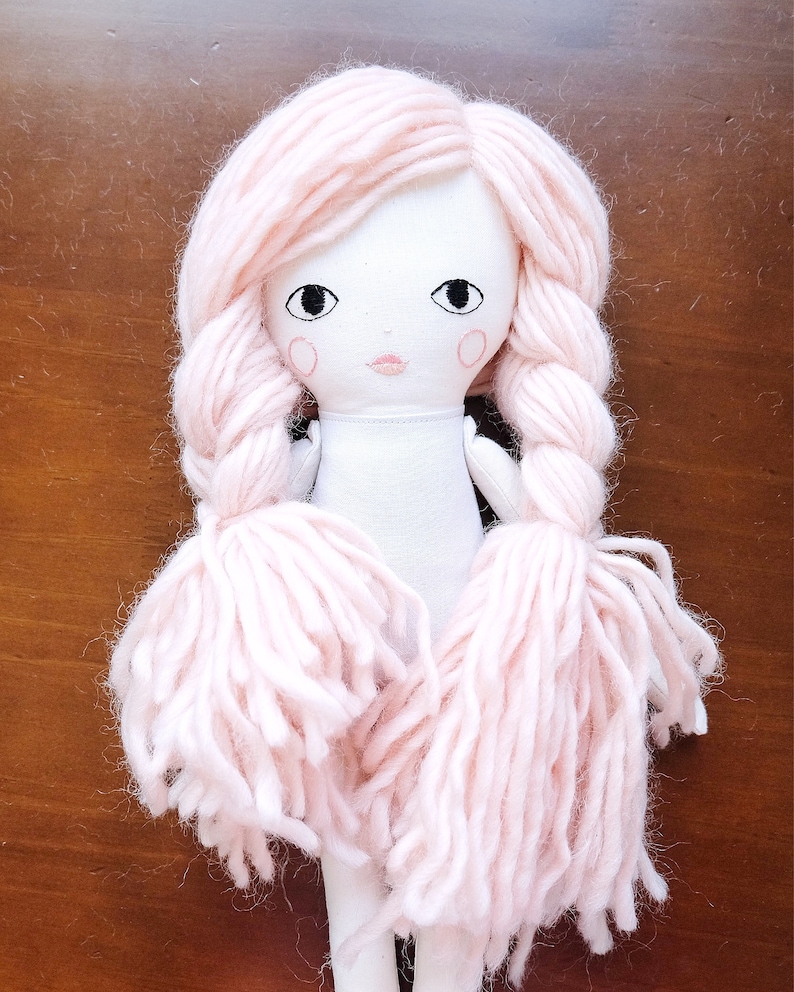 Rag doll pattern and tutorial in English. 16 tall image 3