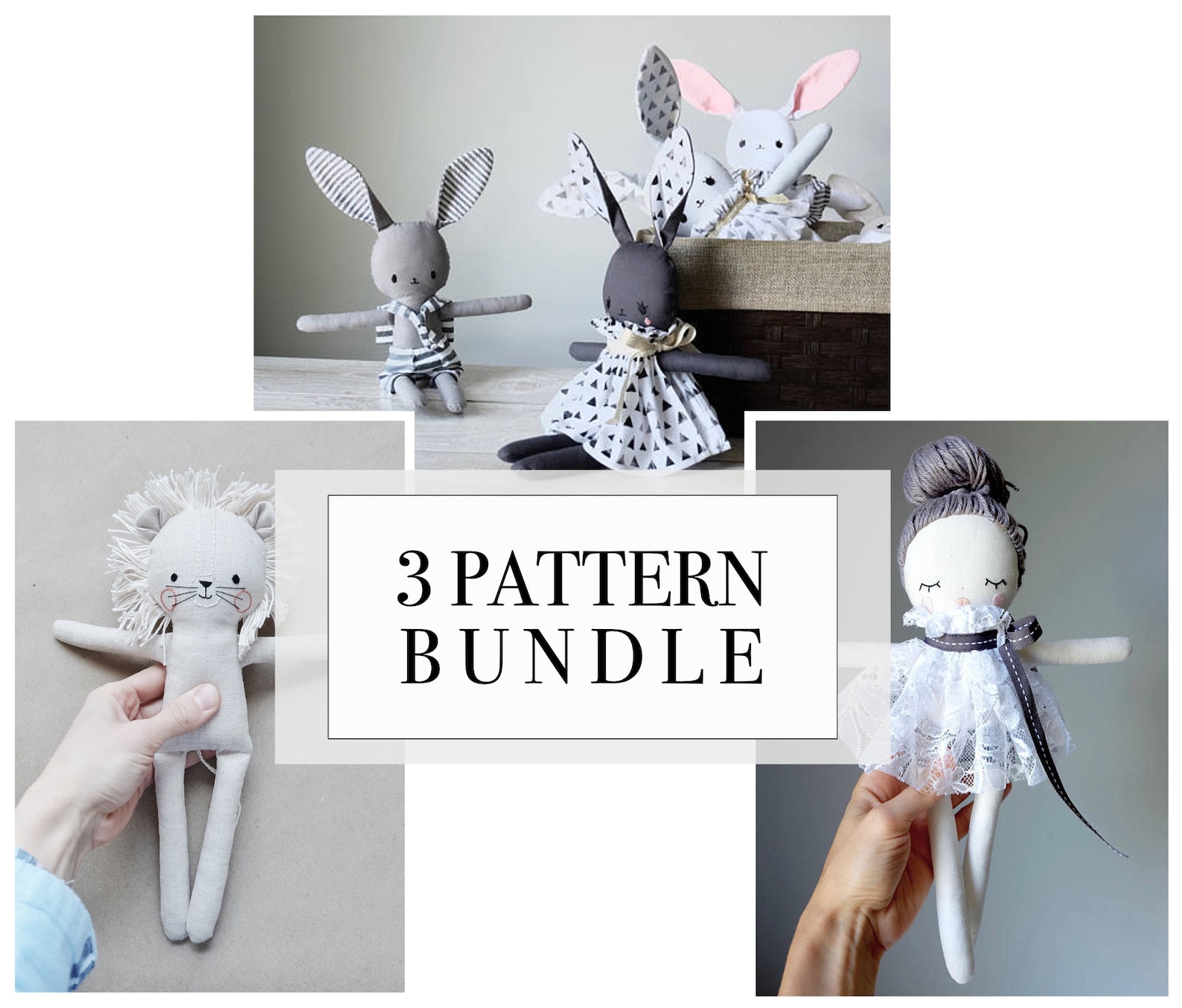 3 Patterns Bundle. - Etsy
