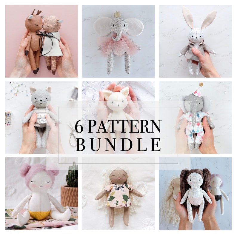 6 Pattern Bundle. 7 18 cm image 1