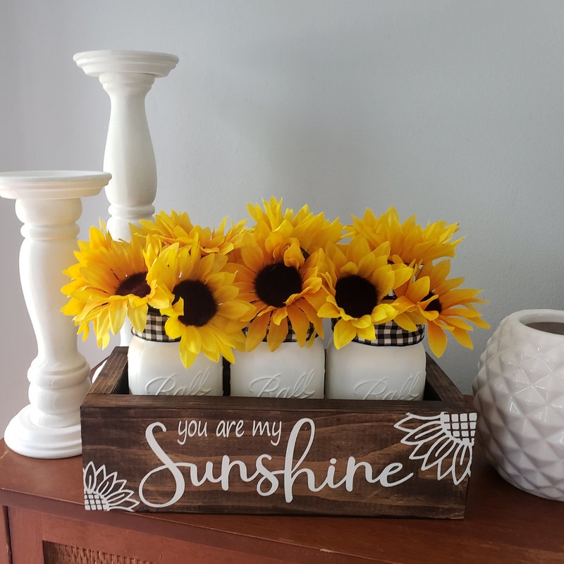Sunflower Centerpiece Etsy