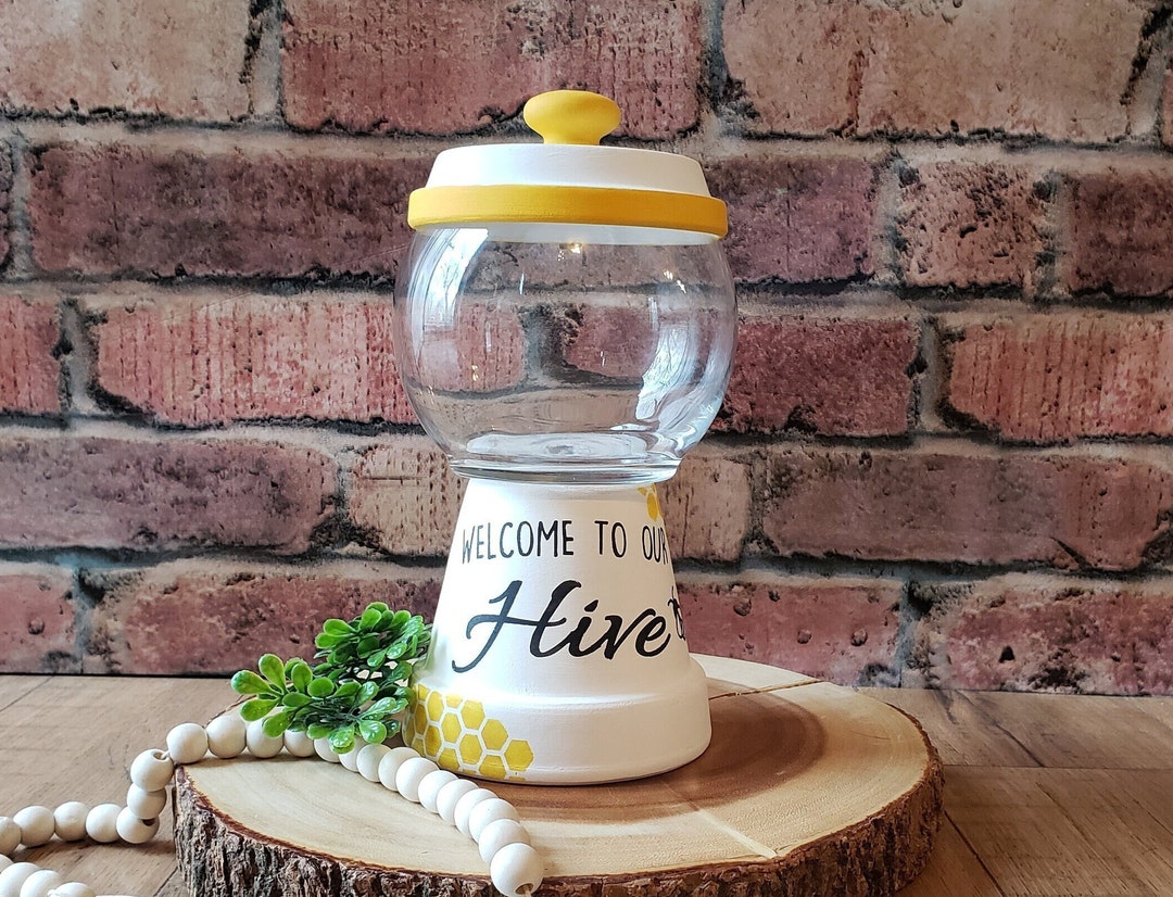 to Our Hive Candy Dish, Bee Decor, Bumble Bees Etsy