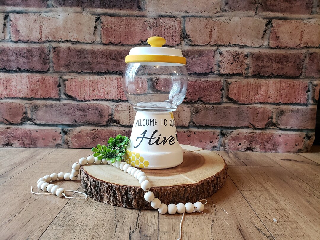 to Our Hive Candy Dish Bee Decor Bumble Bees Etsy