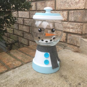 Snowman Candy Dish