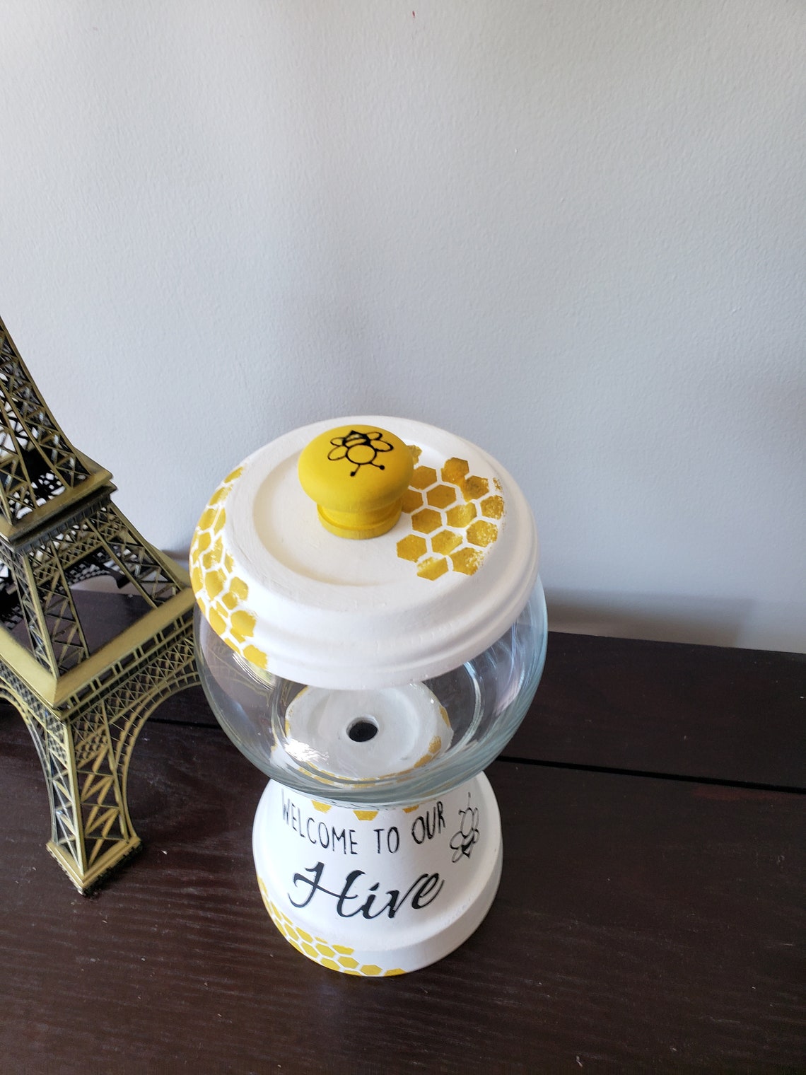 to Our Hive Candy Dish Bee Decor Bumble Bees Etsy
