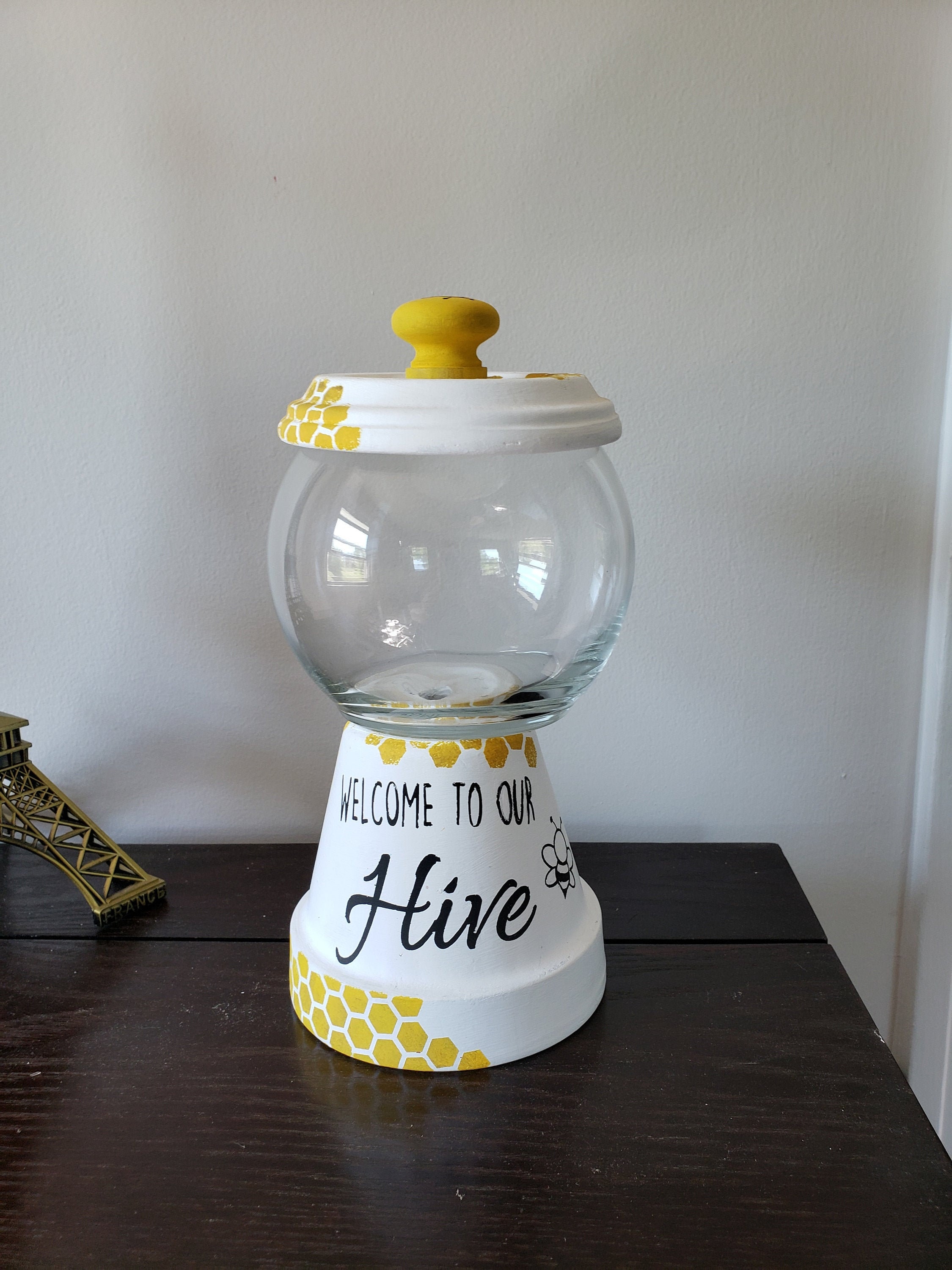 to Our Hive Candy Dish Bee Decor Bumble Bees Etsy