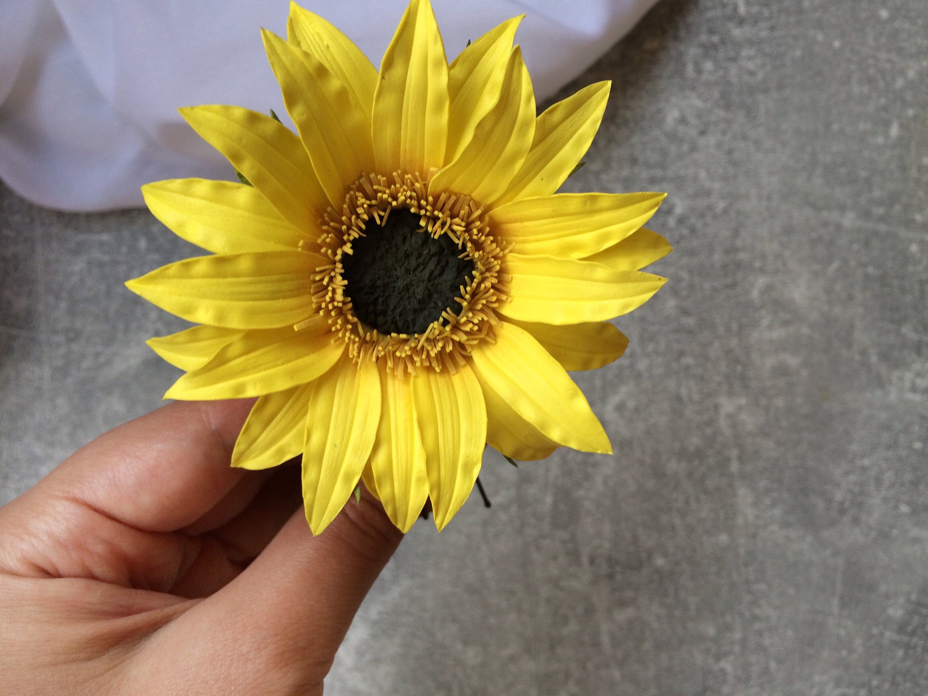Sunflower Hair Pin: Yellow Flower Bridal Hair Piece