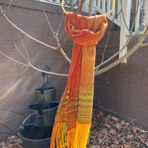 Embers Scarf with Danish Medallions WEAVING PATTERN for Rigid Heddle Loom PDF Digital Download