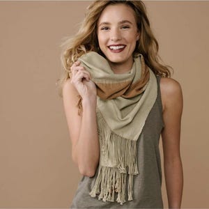 Natural Colors Cotton Scarf WEAVING PATTERN for Rigid Heddle Loom PDF Digital Download