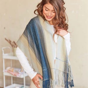 Sand and Sea Wrap WEAVING PATTERN for Rigid Heddle Loom PDF Digital Download