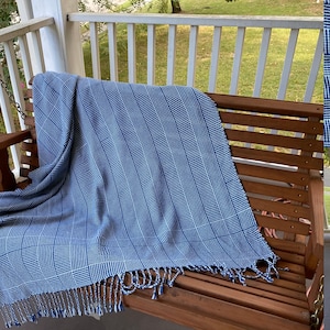Moderne Blockhütte Double Weave Decke WEAVING MUSTER für Rigid Heddle Loom PDF Digital Download
