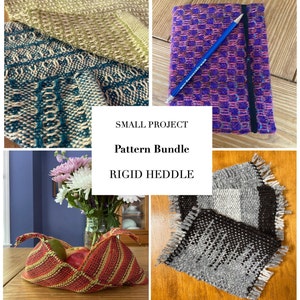 Small Projects Pattern Bundle WEBEN MUSTER für Rigid Heddle Loom PDF Digital Download