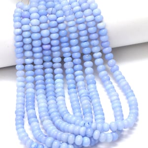 Light Blue color Opal smooth rondelle Gemstone Beads,Opal plain smooth rondelle  Beads, wholesale necklace,jewelry making beads gift for her