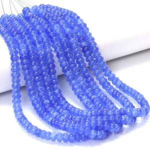 8mm Neon color Quartz smooth rondelle Beads, 15 inch Blue Quartz plain rondelle Gemstone Bead, AAA wholesale craft Jewelry Gift for her