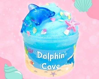 Dolphin Cove SLIME ~ Fluffy Icee Slime ~ Slime Shop ~ Scented Slime ~ Sprinkles