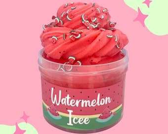 Watermelon SLIME Icee Freeze Scented Slime Sensory Dough Kids Gifts Boys and Girls Teens,ASMR