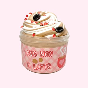 Butter Slime ~ Slime Shop ~ Scented Slime ~ Sprinkles ~ Love You A Latte ~