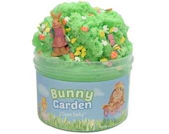 Bunny Garden ~ Fluffy Cloud Cream Slime ~ Slime Shop ~ Scented Slime ~ Sprinkles ~ Easter Gift