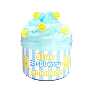 Blue Raspberry Lemonade ~ Summer Icee Slime ~ Slime Shop ~ Scented Slime ~ Sprinkles