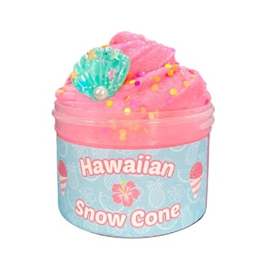 Hawaiian Snow Cone ~ Summer Icee Slime ~ Slime Shop ~ Scented Slime ~ Sprinkles