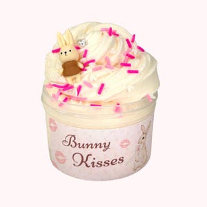 Bunny Kisses ~ Butter Slime ~ Slime Shop ~ Scented Slime ~ Sprinkles ~ Valentine&#39;s Day Slime ~ Shabby Chic