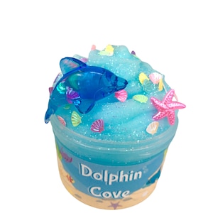 Dolphin Cove SLIME Fluffy Icee Slime Slime Shop Scented Slime Sprinkles image 5