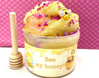 Bee My Honey! ~ Fluffy Icee Slime ~ Slime Shop ~ Scented Slime ~ Sprinkles
