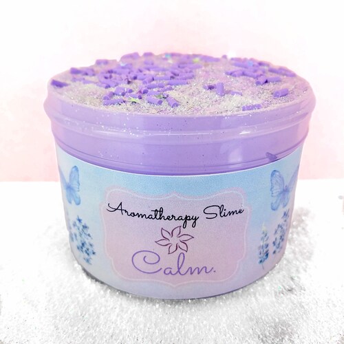 Calm Aromatherapy Slime Scented Slime Scented With Etsy