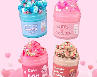Mini Slime Love Bundle Gift Of 4 Butter Cloud Icey Foam Textures