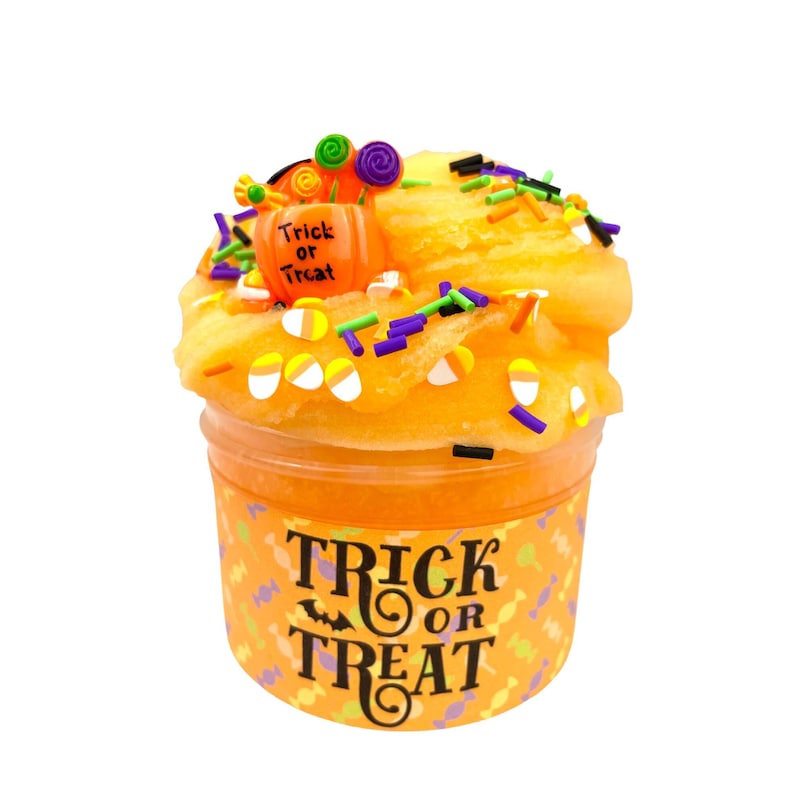 Trick Or Treat ~ Icee Slime ~ Scented Slime~ RazberrySlimeCo ~ Popular Slime Shops/ ASMR ~ Halloween Fall 