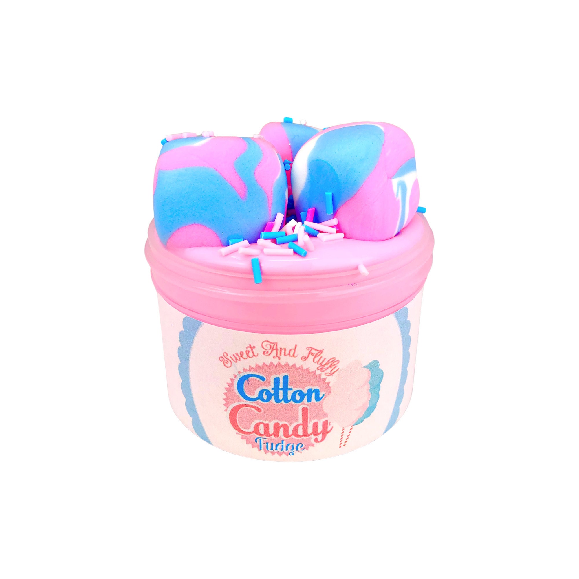 Cotton Candy Fluff Slime 8oz – Slimeatory