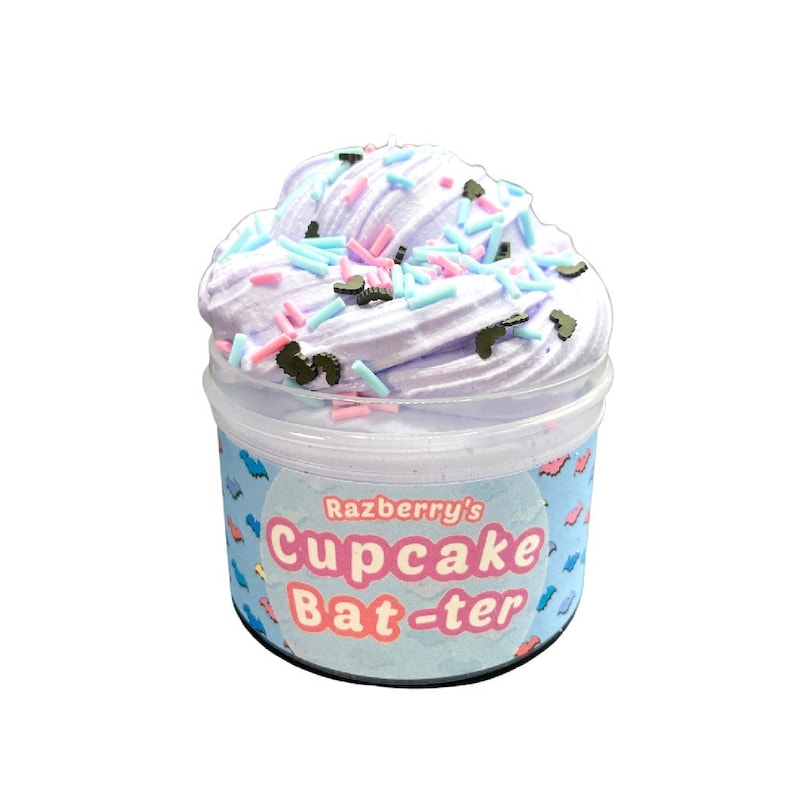 Cupcake Bat-ter ~ Butter Slime ~ Scented Slime~ RazberrySlimeCo ~ Popular Slime Shops/ ASMR ~ Halloween Fall 