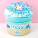 Oceans Edge ~ soft/fluffy/ cloud creme slime sprinkles ~ Slime Shop ~ Scented Slime 