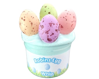 Robins Egg Whip~ Fluffy Butter Slime ~ Slime Shop ~ Scented Slime ~ Sprinkles ~ Easter Gift