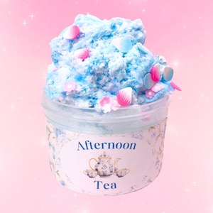 Afternoon Tea, Cloud Cream Slime, Popular Slimes Shop, Scented, Kids Gifts, Sensory Play, Stress Relief, Calms Anxiety, ASMR