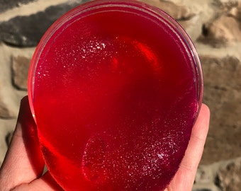 Borax free strawberry jam jelly slime. scented