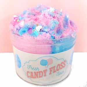 Fresh Spun Cotton Candy ~ Cloud  Cream Slime ~ Fluffy Slime/ Slime Aromatherapy ~ Popular Slime Shop~Scented Slime~ Razberryslimeco Slime