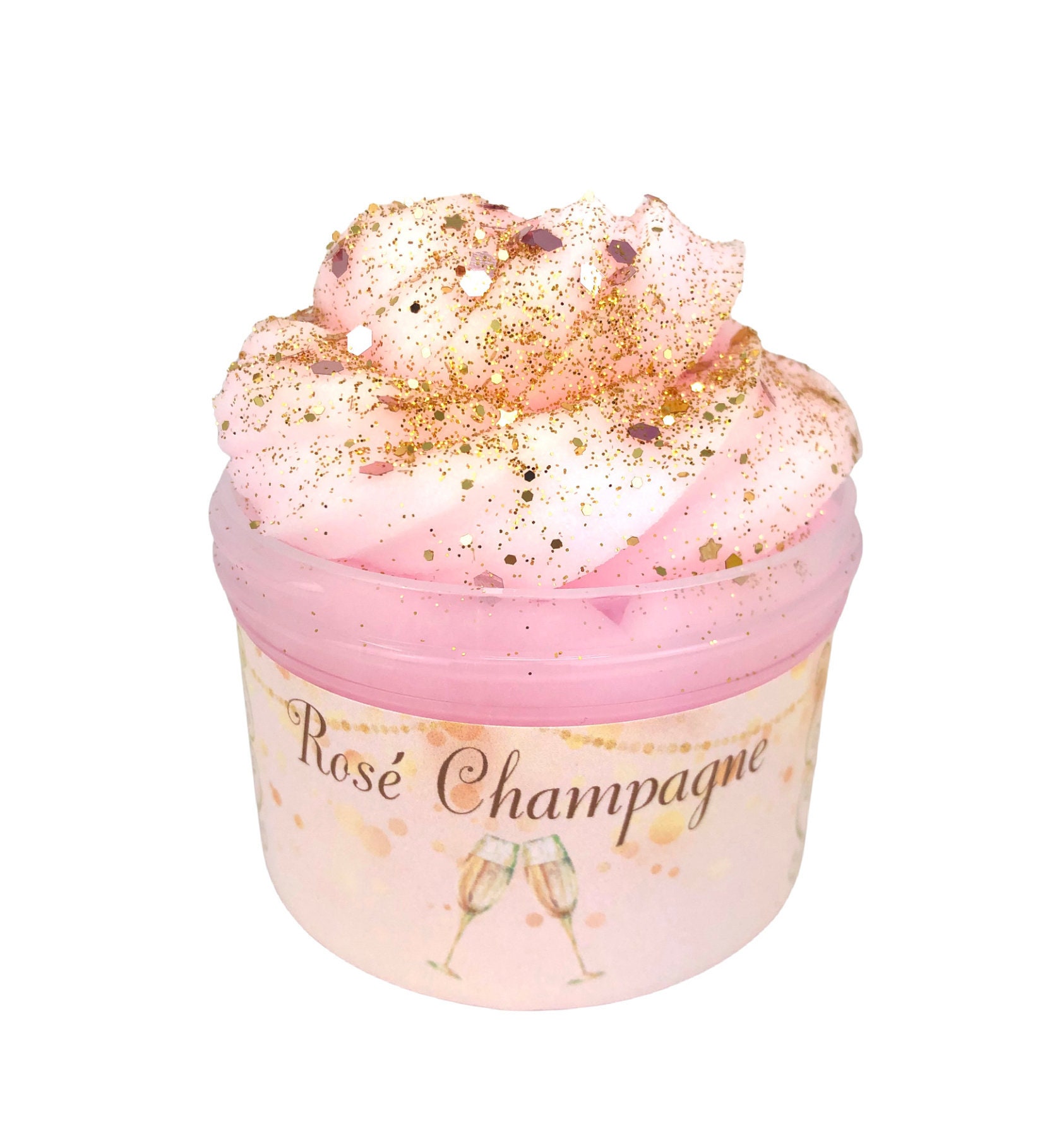 Rosé Champagne ~ Fluffy Icee Slime ~ Slime Shop ~ Scented Slime ~ Spr…