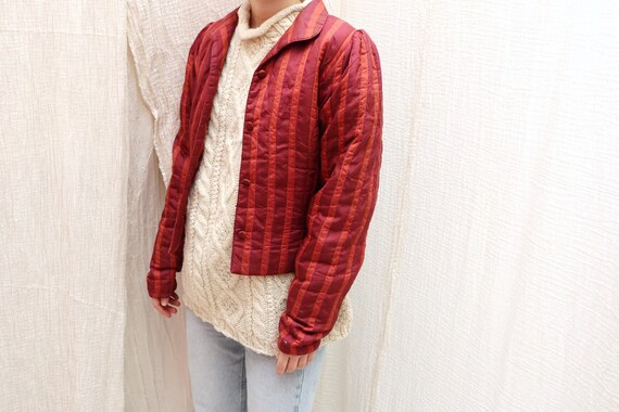 Vintage silk jacket / Vintage silk blazer